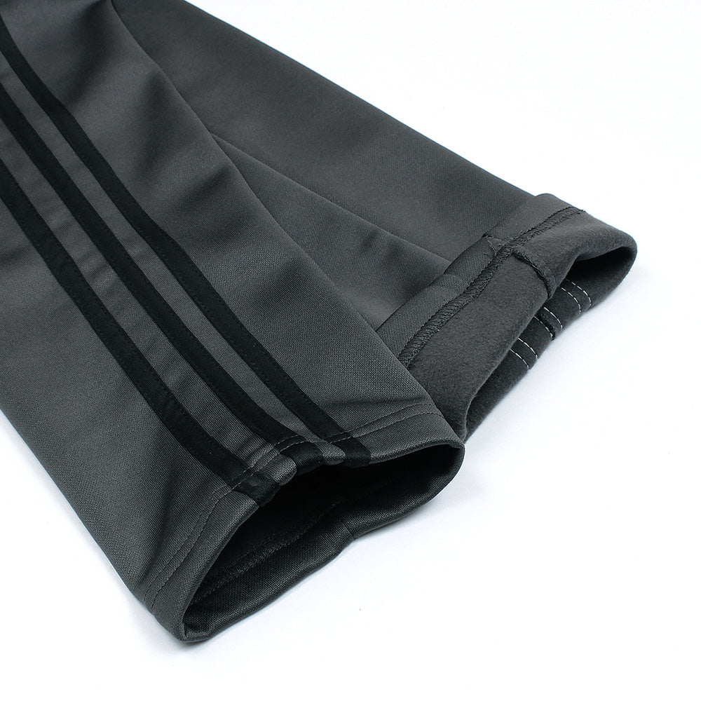 ADDAS Imported Tiro Piping Quarter Zip Tracksuit (Grey)