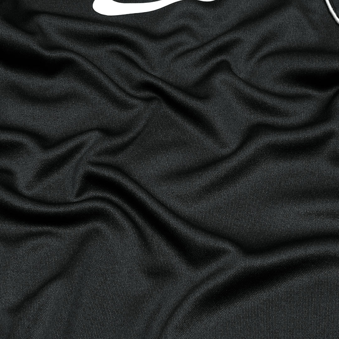 NKE PREMIUM DRI-FIT PIPING POLO SHIRT (BLACK)