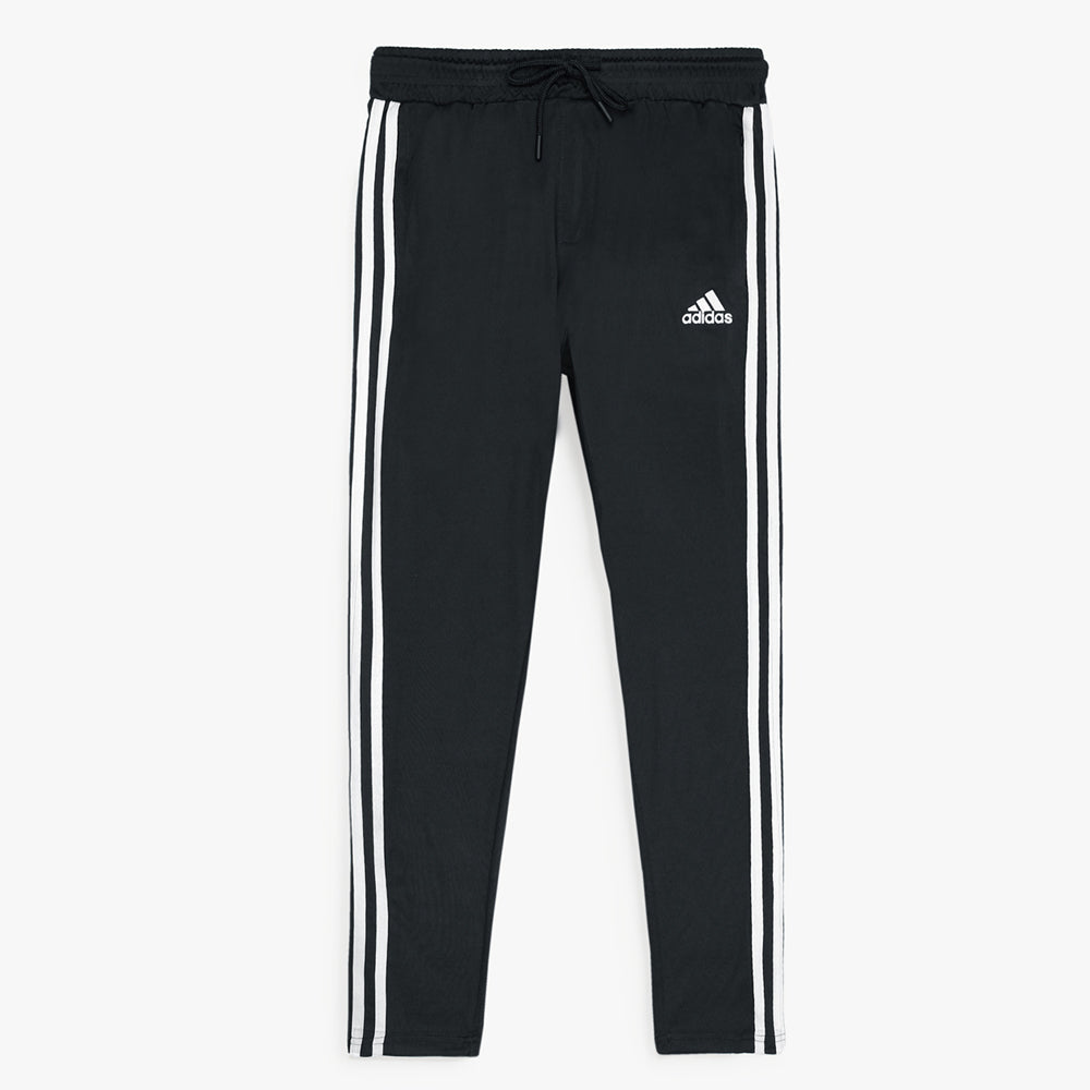 ADDAS PREMIUM MESH DRI-FIT 3 STRIPE TRACKSUIT (BLACK)