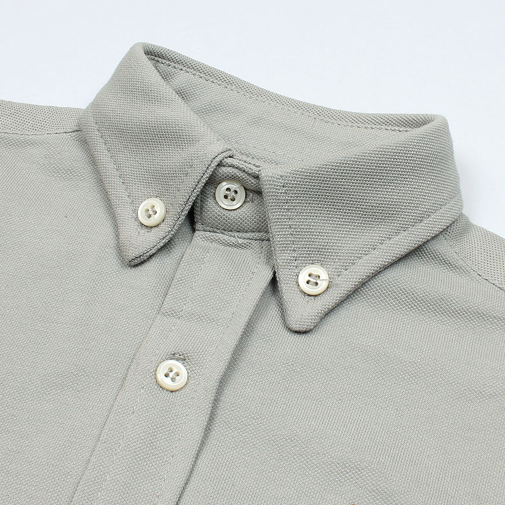RL IMPORTED KID'S OXFORD BUTTON CASUAL SHIRT (HEATHER GREY)