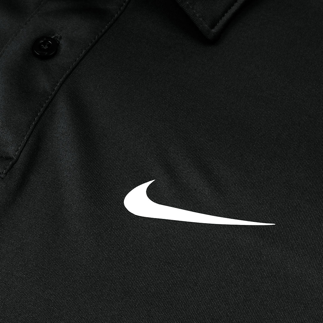 NKE PREMIUM DRI-FIT PIPING POLO SHIRT (BLACK)
