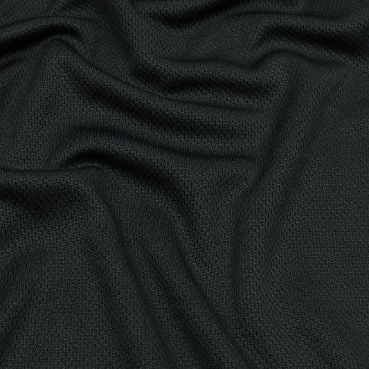 ADDAS Imported Mesh Dri Fit Polo Shirt (Black)
