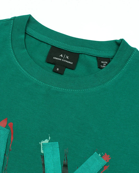 A-X IMPORTED MEN'S DESIGNER T-SHIRT (GREEN)