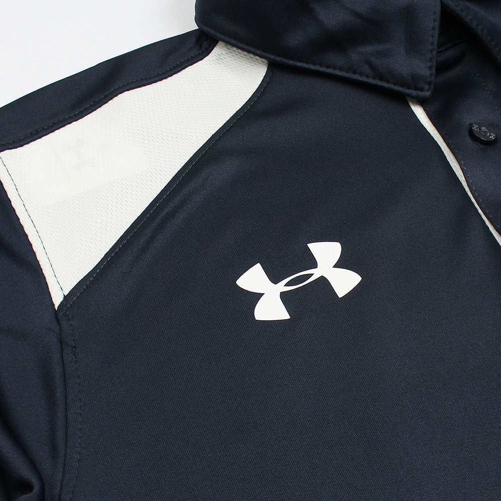 UA PREMIUM DRI-FIT HEATGEAR POLO SHIRT (NAVY BLUE)