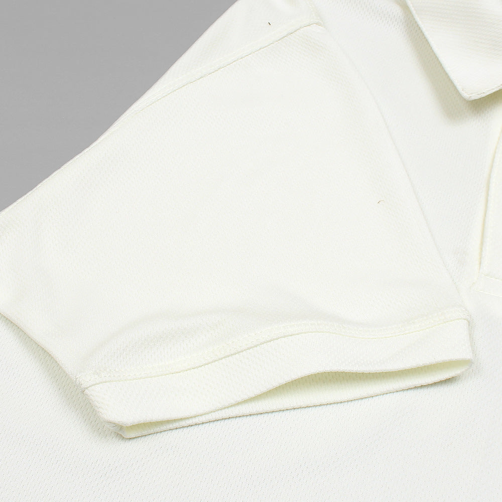 UA Imported Mesh Dri Fit Polo Shirt (Off-White)