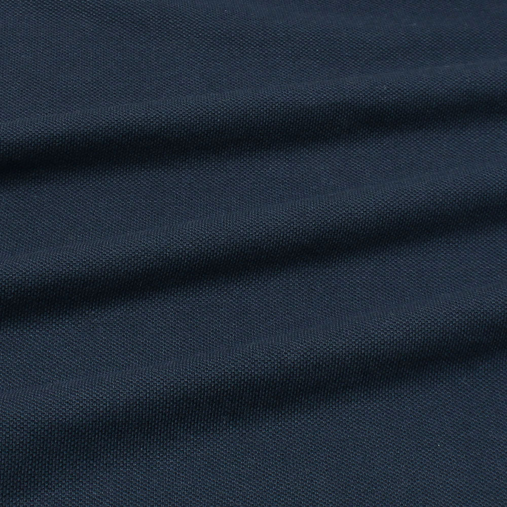 Cotton Eagle Premium Tipping Collar Polo Shirt (Navy Blue)