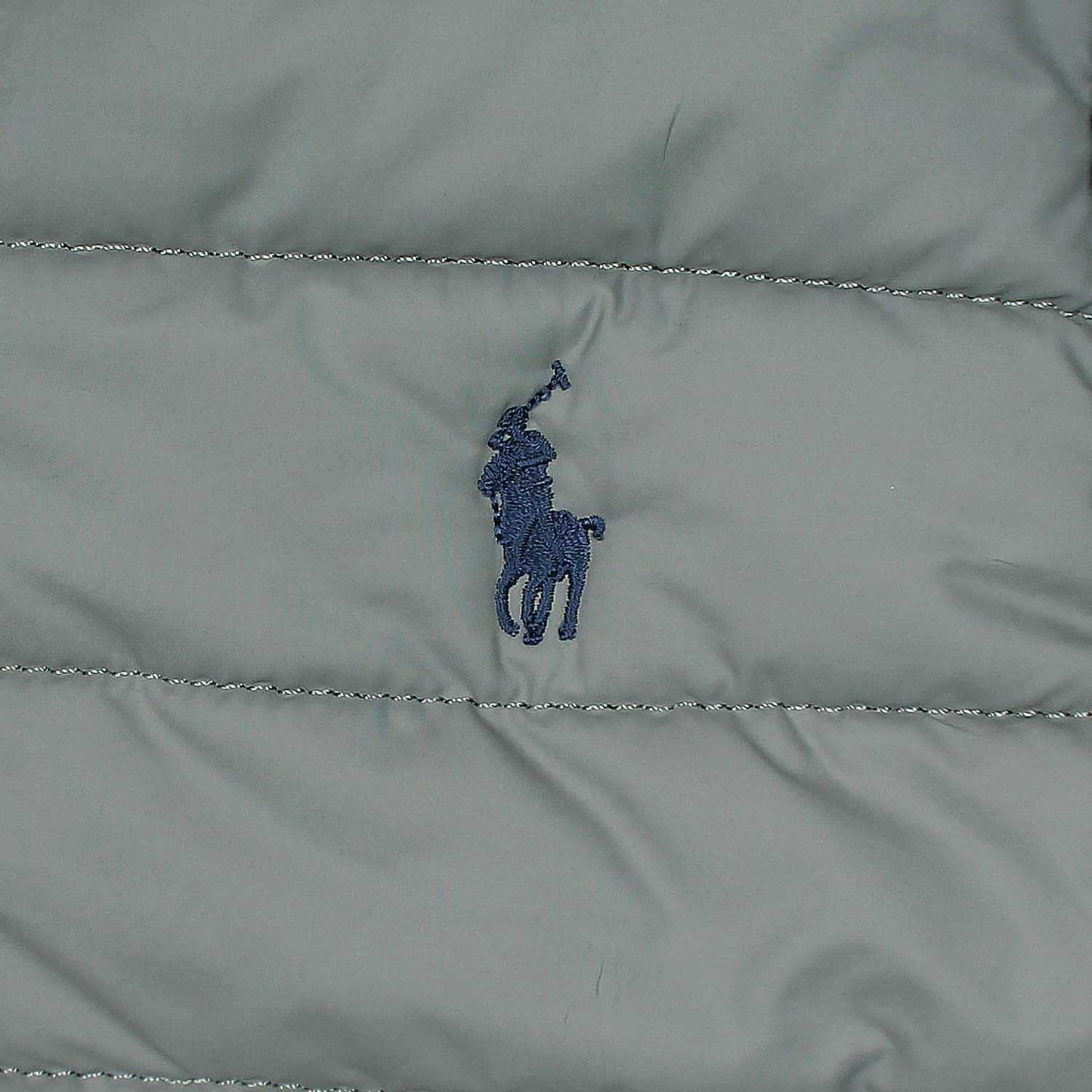 RL premium Small Pony Puffer Jacket (Steel Grey)