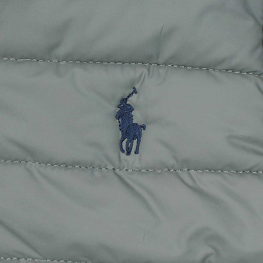 RL premium Small Pony Puffer Jacket (Steel Grey)