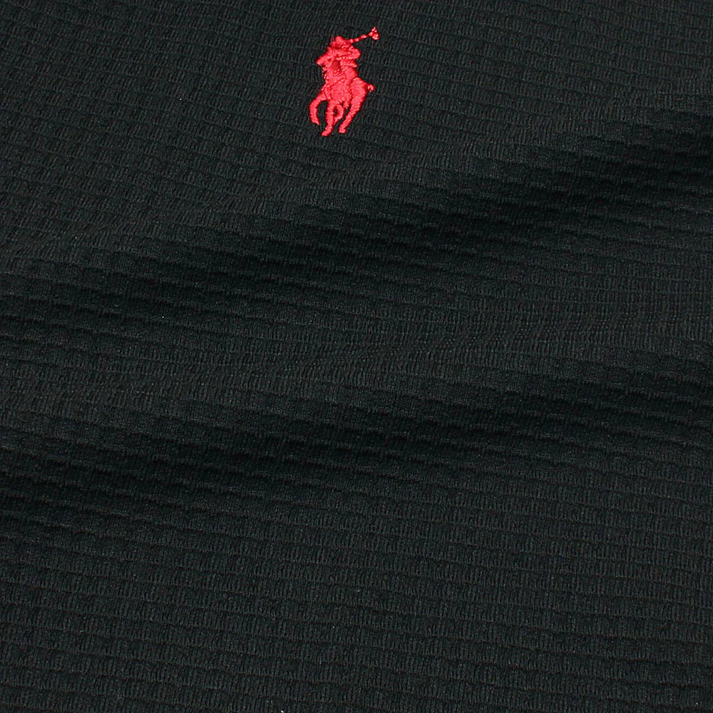 RL Imported Men Waffle Zipper Jacket (Black)