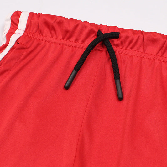 ADDAS PREMIUM KIDS DRI-FIT TRACKSUIT (RED)