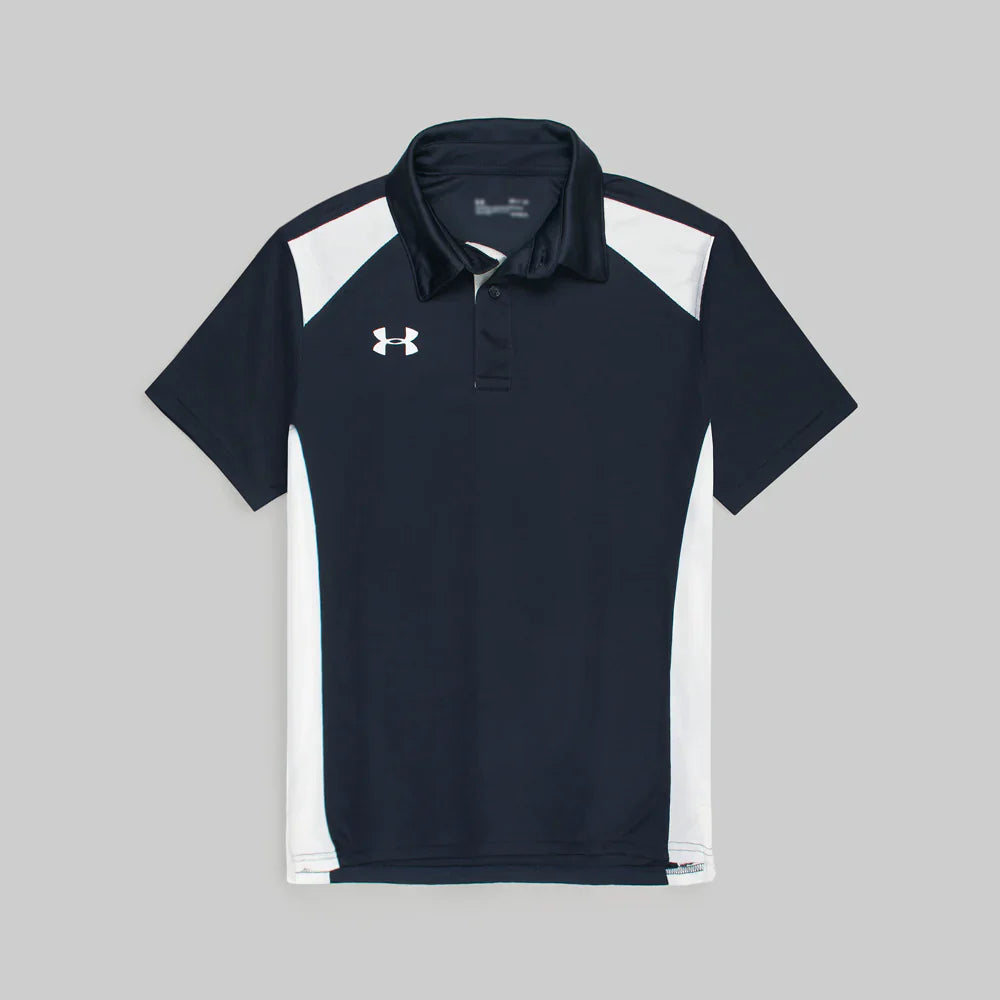 UA PREMIUM DRI-FIT HEATGEAR POLO SHIRT (NAVY BLUE)