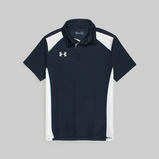 UA PREMIUM DRI-FIT HEATGEAR POLO SHIRT (NAVY BLUE)