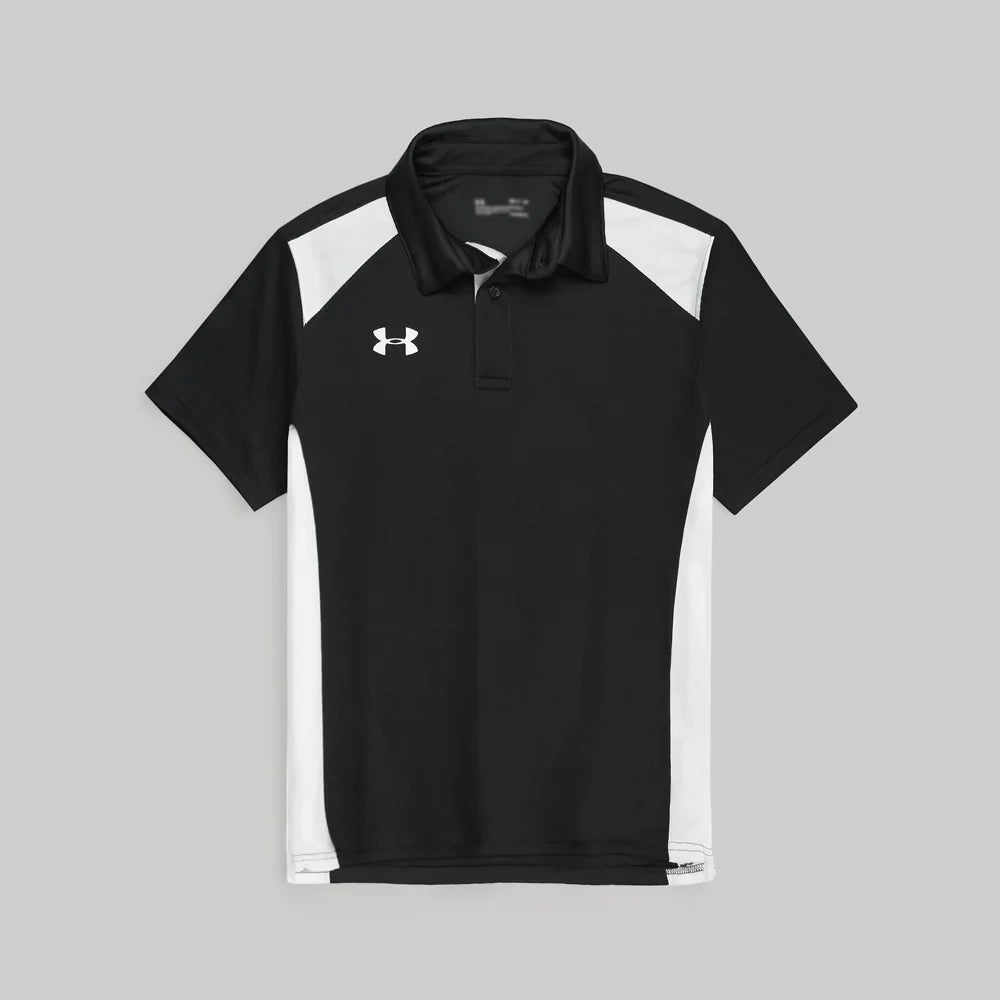 UA PREMIUM DRI-FIT HEATGEAR POLO SHIRT (BLACK)