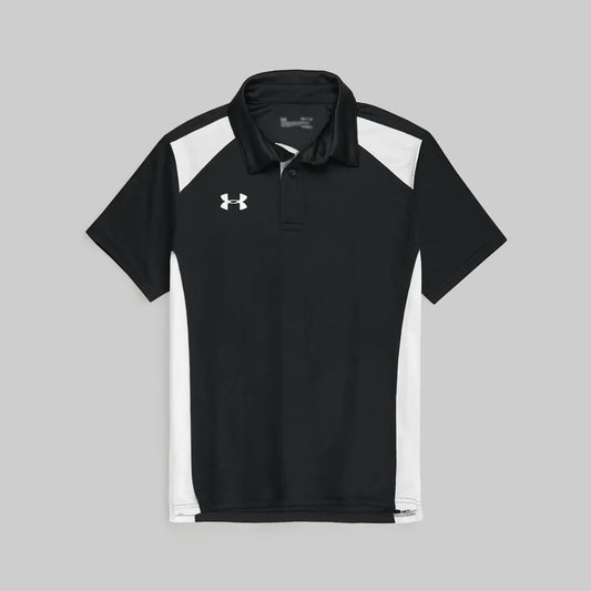 UA PREMIUM DRI-FIT HEATGEAR POLO SHIRT (BLACK)