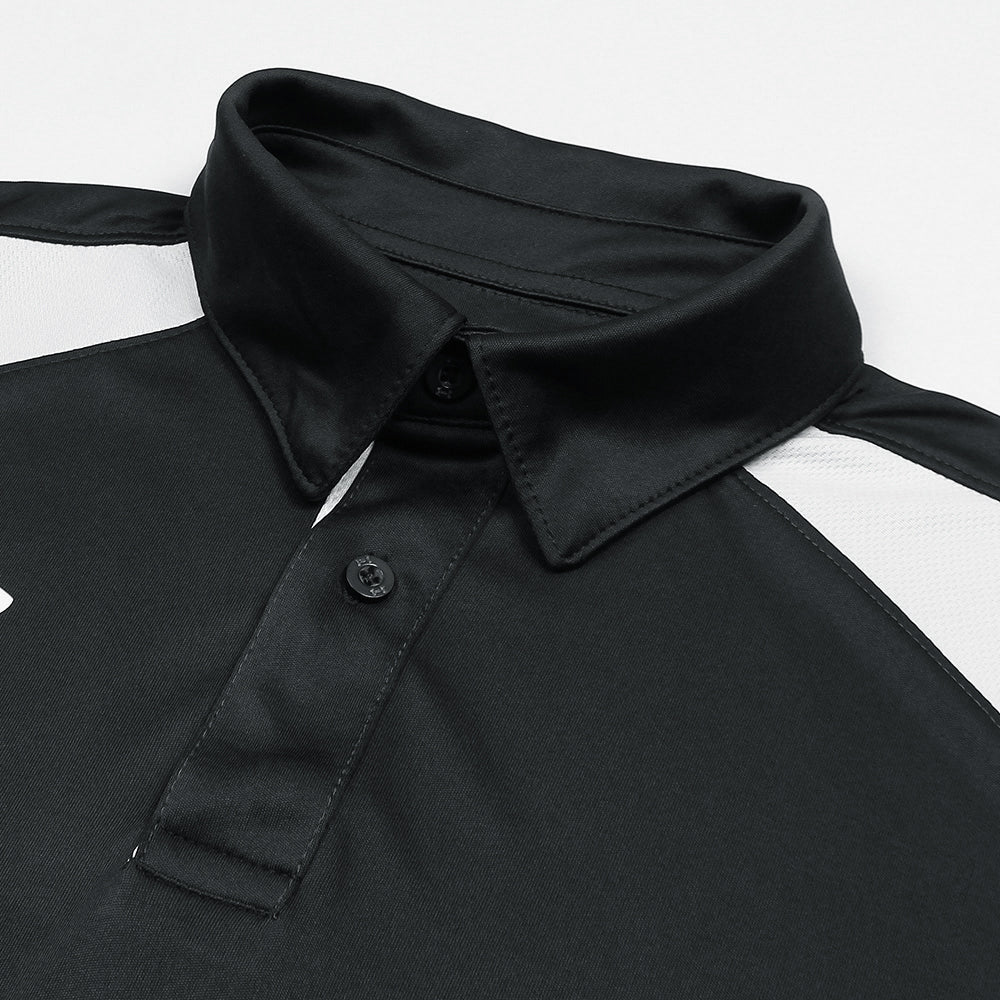 UA PREMIUM DRI-FIT HEATGEAR POLO SHIRT (BLACK)
