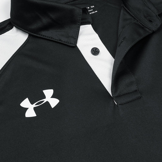 UA PREMIUM DRI-FIT HEATGEAR POLO SHIRT (BLACK)