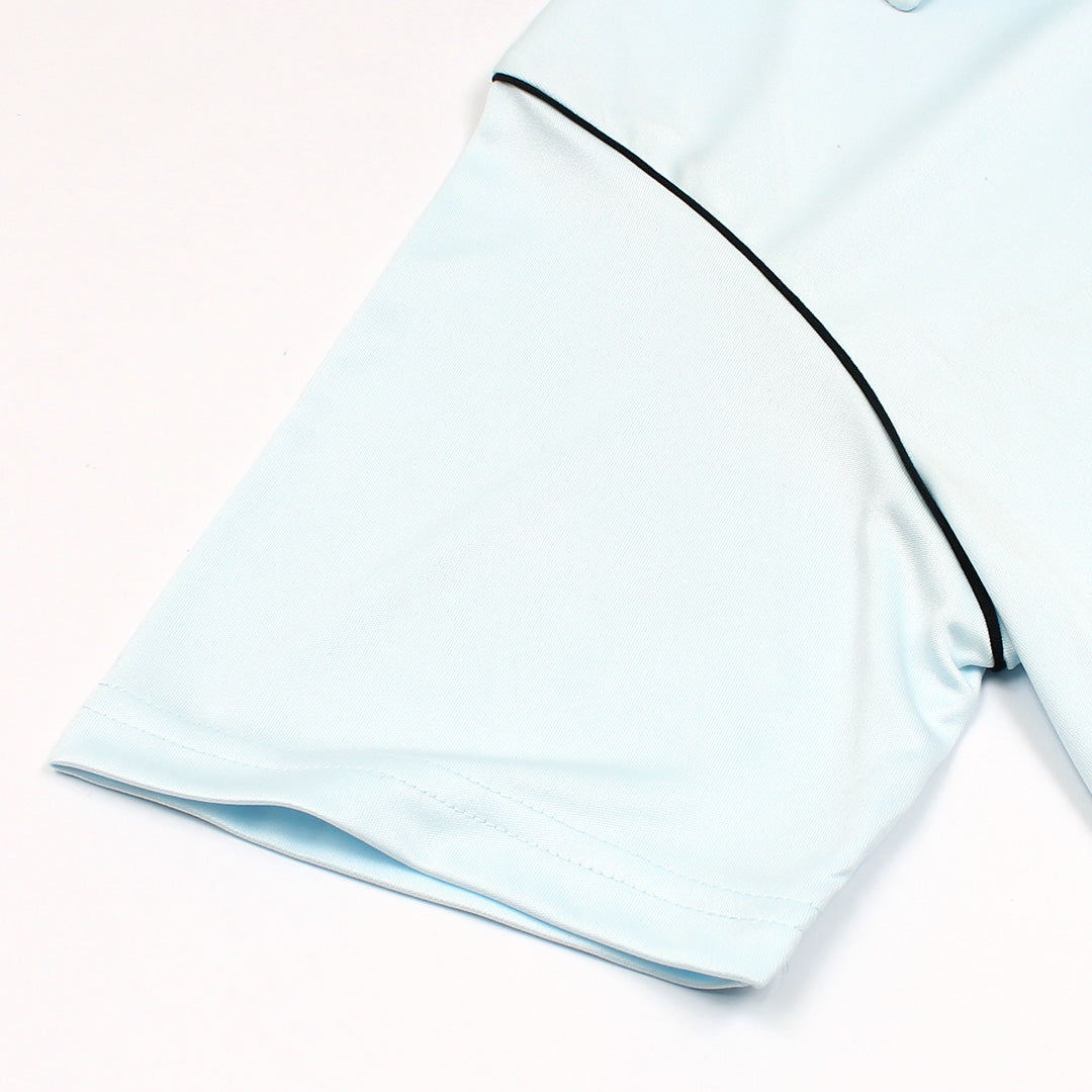 NKE PREMIUM DRI-FIT PIPING POLO SHIRT (SKY BLUE)