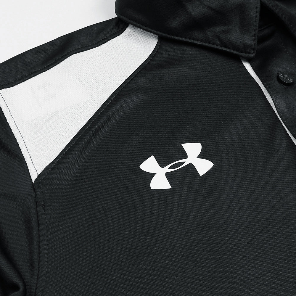 UA PREMIUM DRI-FIT HEATGEAR POLO SHIRT (BLACK)