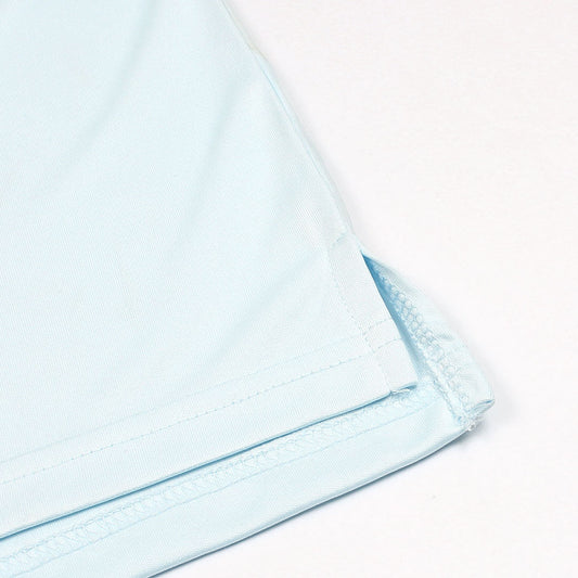 NKE PREMIUM DRI-FIT PIPING POLO SHIRT (SKY BLUE)