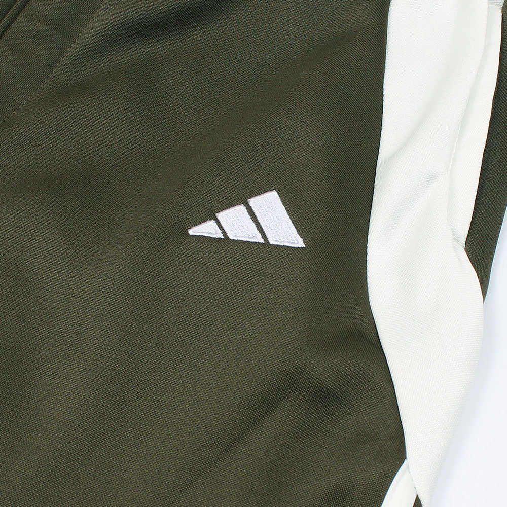 ADDAS Imported Tiro Piping Quarter Zip Tracksuit (Olive Green)