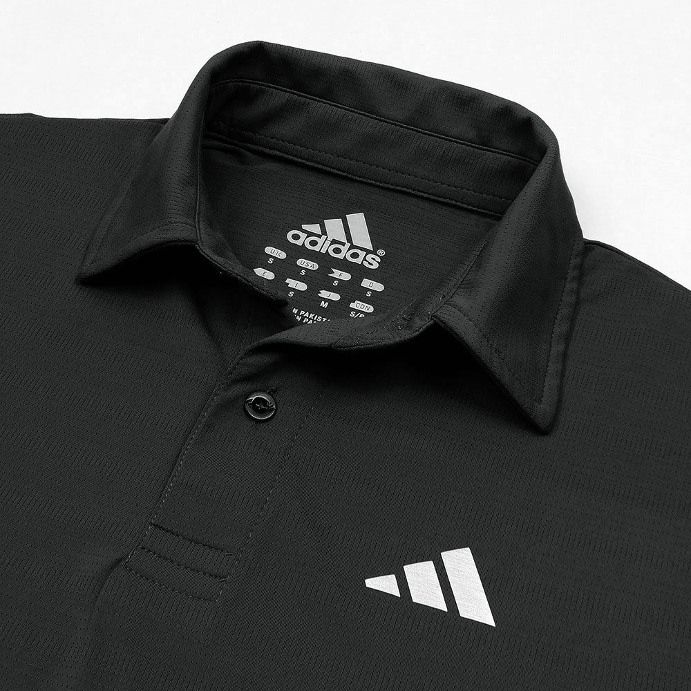 ADDAS IMPORTED BEEMESH CORE POLO SHIRT (BLACK)