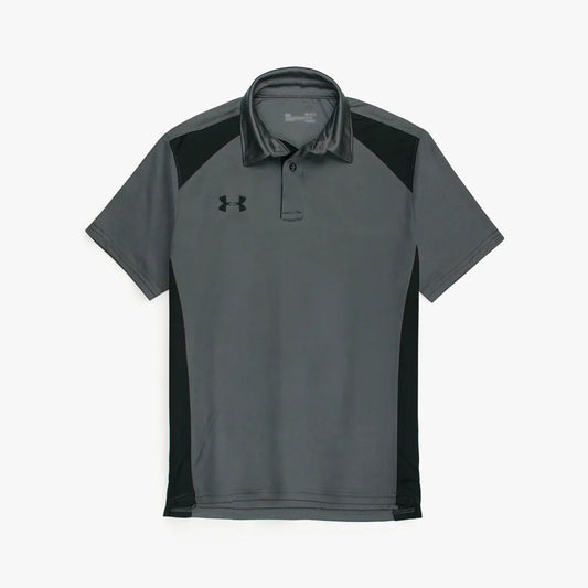 UA PREMIUM DRI-FIT HEATGEAR POLO SHIRT (DARK GREY)