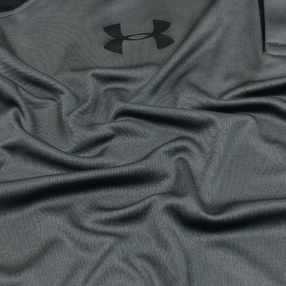 UA PREMIUM DRI-FIT HEATGEAR POLO SHIRT (DARK GREY)
