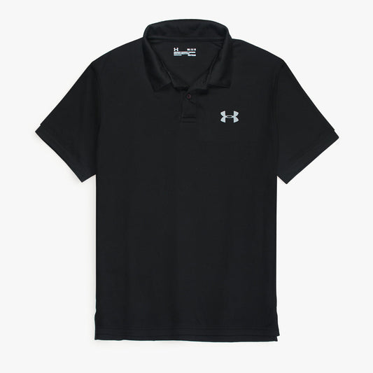 UA Imported Mesh Dri Fit Polo Shirt (Black)