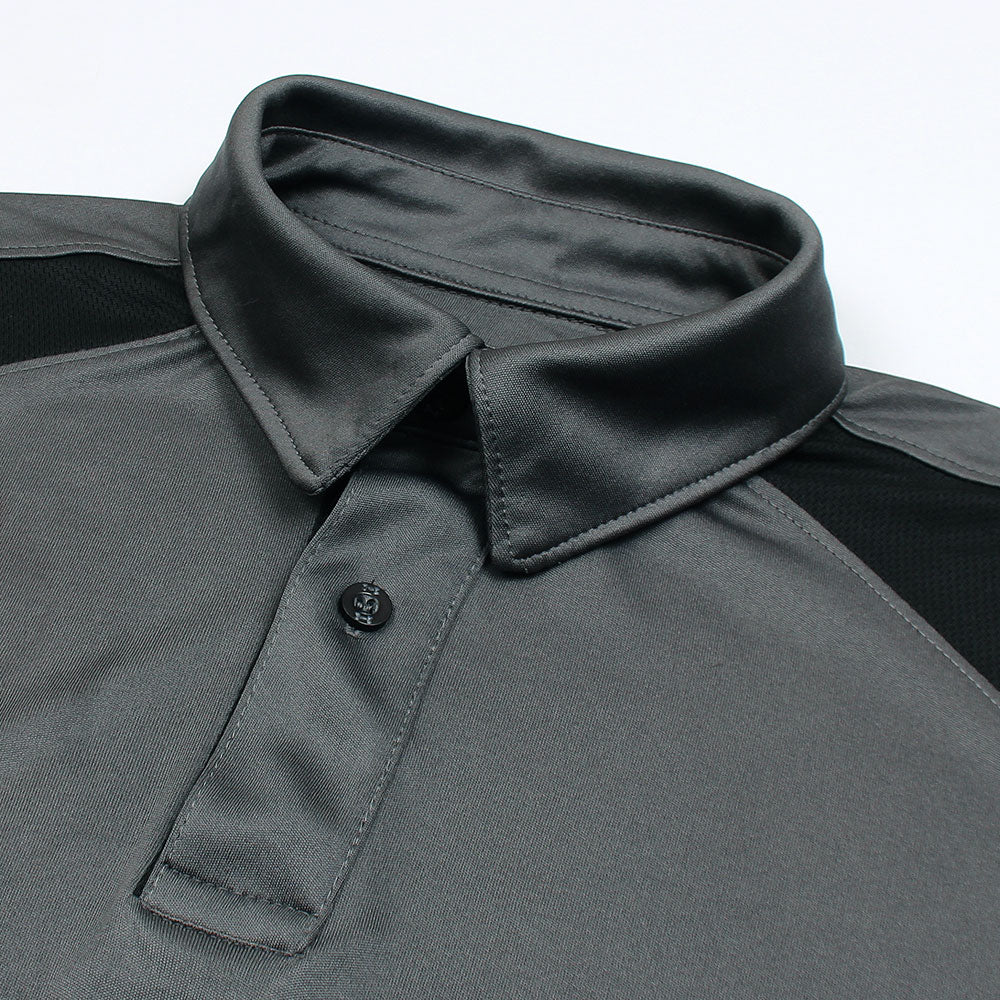 UA PREMIUM DRI-FIT HEATGEAR POLO SHIRT (DARK GREY)