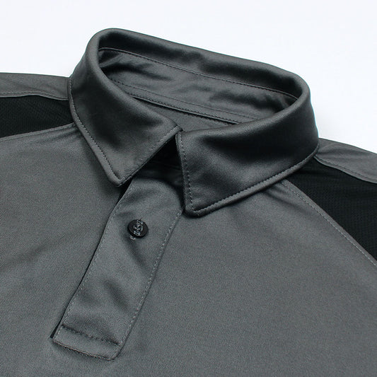 UA PREMIUM DRI-FIT HEATGEAR POLO SHIRT (DARK GREY)