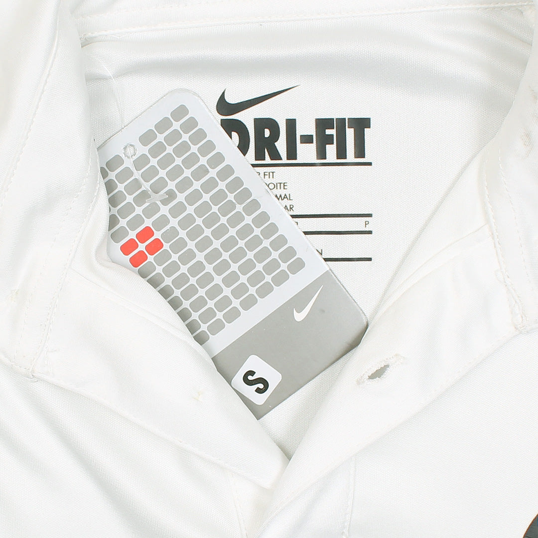 NKE PREMIUM DRI-FIT PIPING POLO SHIRT (OFF-WHITE)