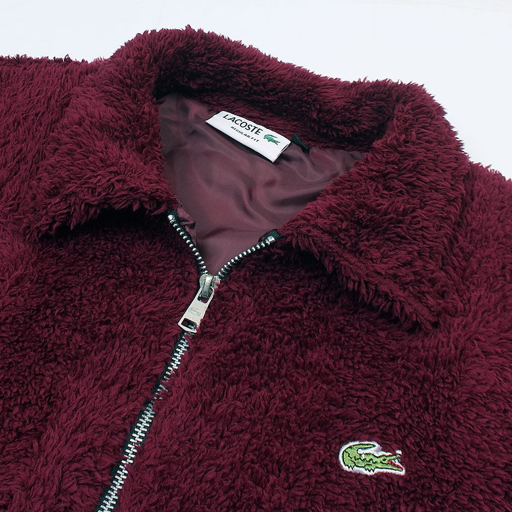 Lcste Imported Sherpa Zipper Jacket (Maroon)