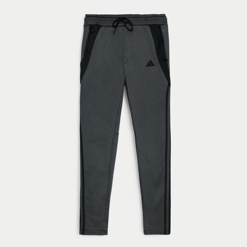 ADDAS Imported Tiro Piping Quarter Zip Tracksuit (Grey)