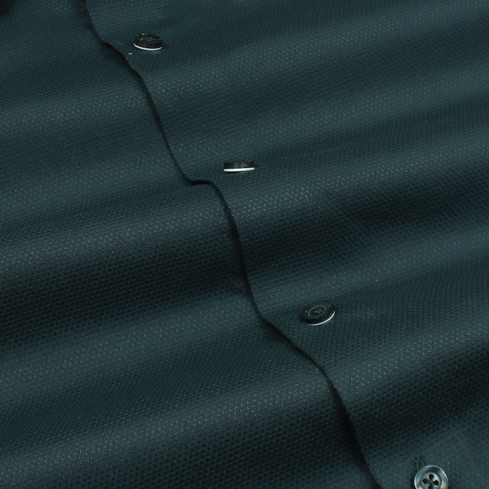Mussimo Duti Imported Formal Shirt Dobby (Dark Teal)