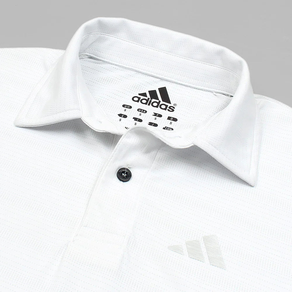 ADDAS IMPORTED BEEMESH CORE POLO SHIRT (WHITE)