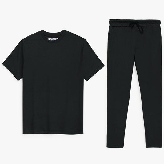 Z.A.R.A PREMIUM LYCRA DRI-FIT TRACKSUIT (BLACK)