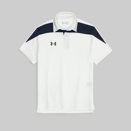 UA PREMIUM MEN'S DRI FIT CLUTH POLO (WHITE)