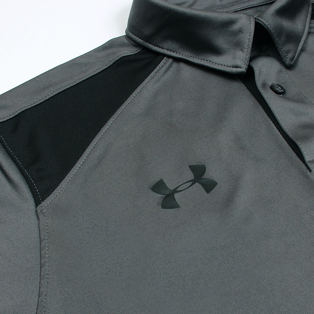 UA PREMIUM DRI-FIT HEATGEAR POLO SHIRT (DARK GREY)