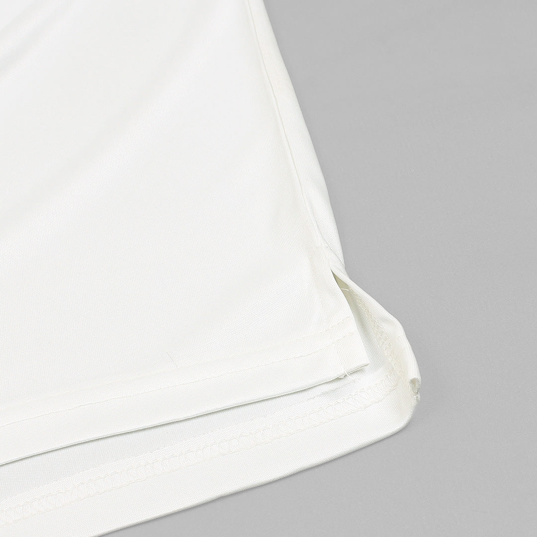 NKE PREMIUM DRI-FIT PIPING POLO SHIRT (OFF-WHITE)