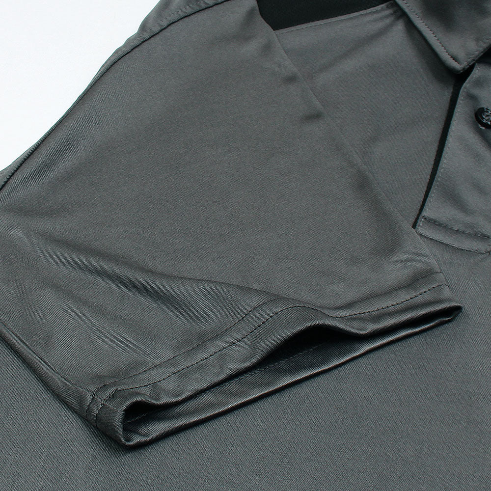 UA PREMIUM DRI-FIT HEATGEAR POLO SHIRT (DARK GREY)