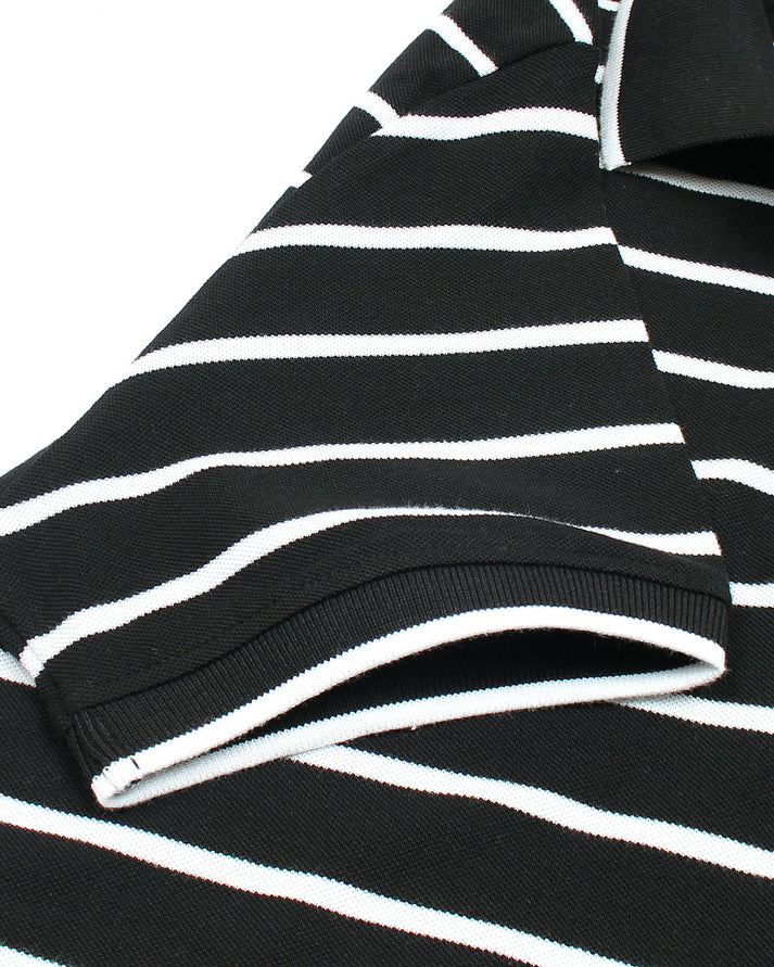 G-A-N-T IMPORTED MEN'S STRIPPER POLO SHIRT (BLACK)