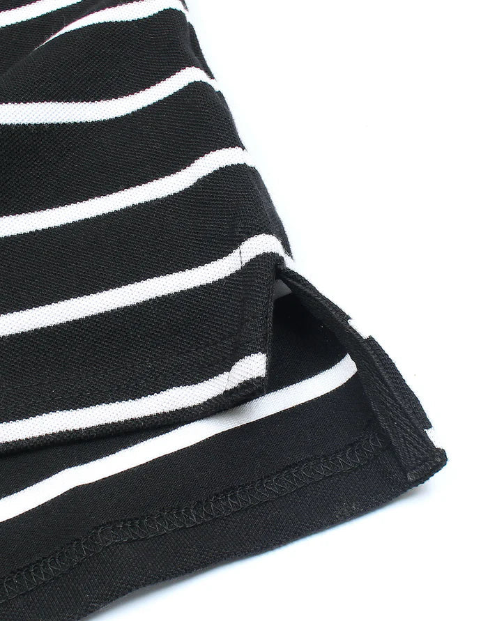 G-A-N-T IMPORTED MEN'S STRIPPER POLO SHIRT (BLACK)