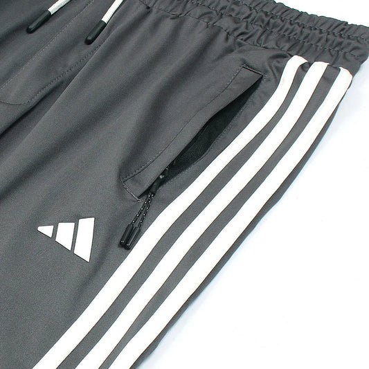 ADADS PREMIUM MEN'S HALF STRIPES TROUSER (GREY)