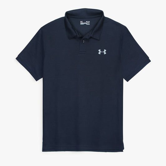UA Imported Mesh Dri Fit Polo Shirt (Navy Blue)