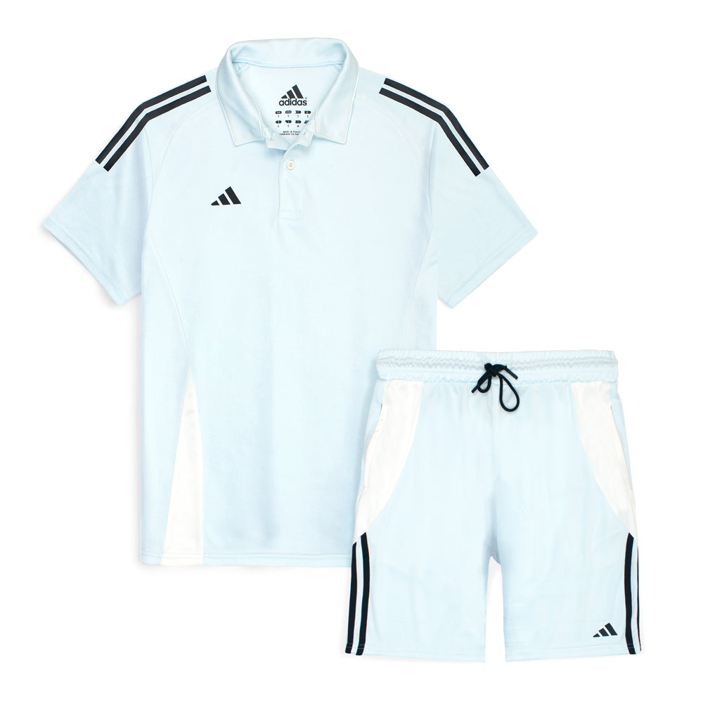 ADDAS Premium Paneled Dri-Fit Tiro Twin Set (Sky Blue)