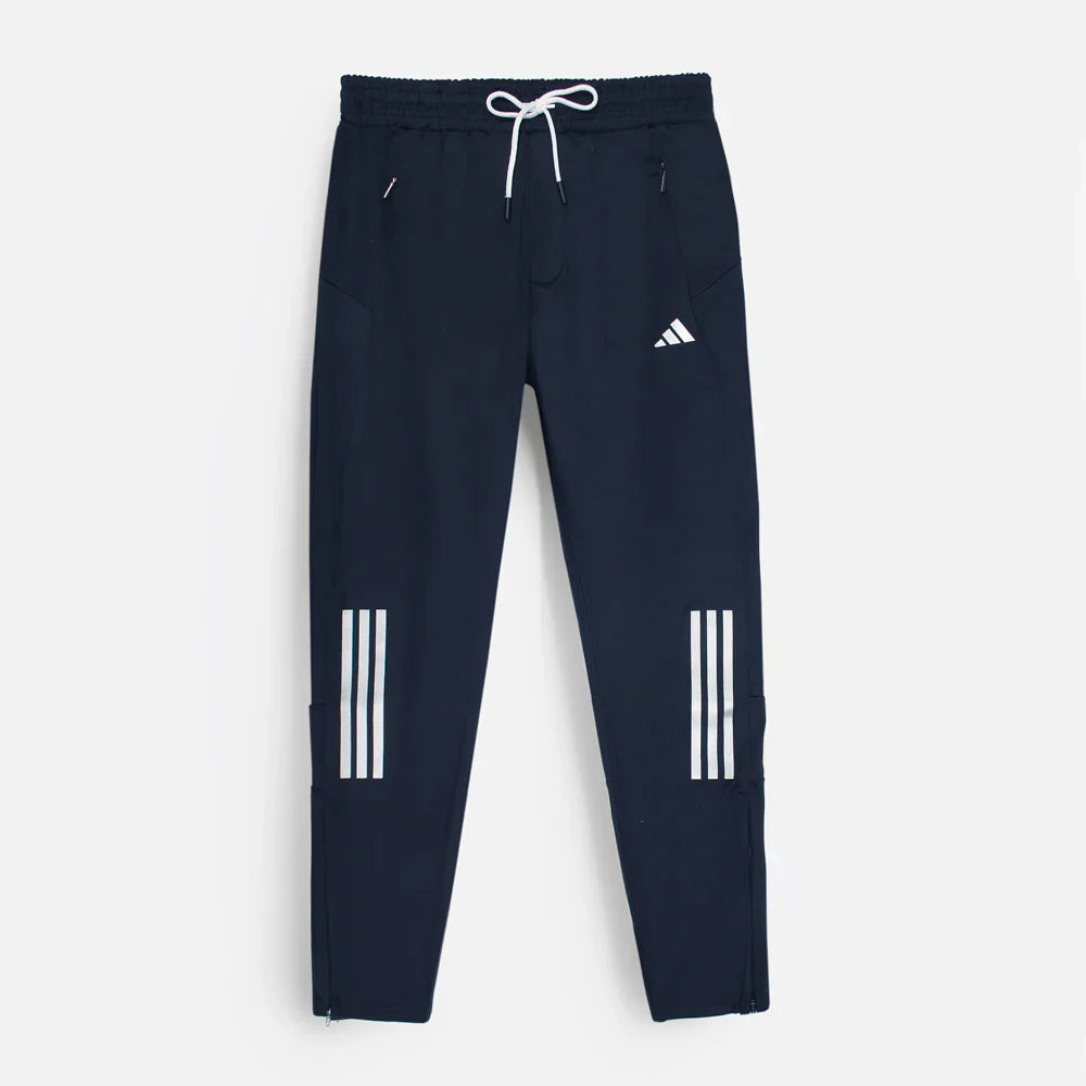 ADDAS PREMIUM MEN'S DRI FIT REFLECTIVE TROUSER (NAVY)