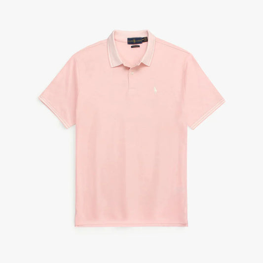 RL PREMIUM S/P JACQUARD COLLAR POLO (PINK)