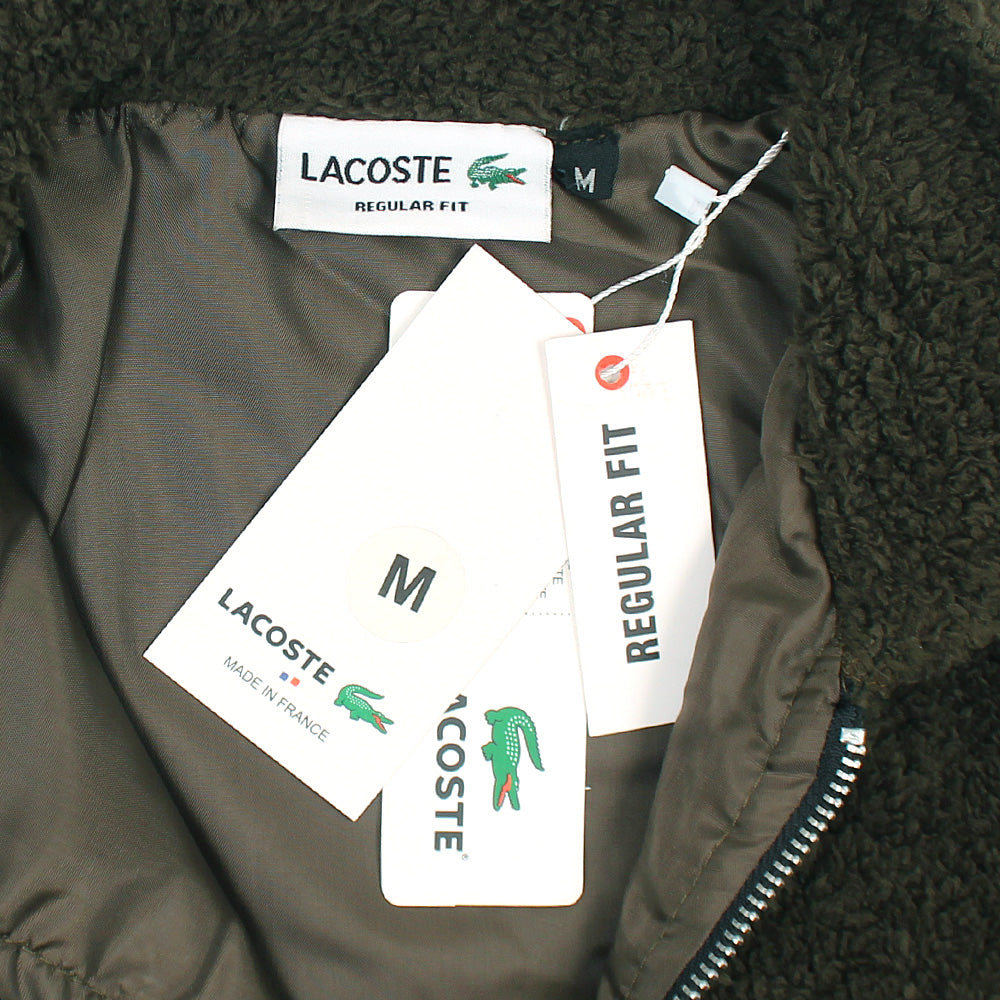 Lcste Imported Sherpa Zipper Jacket (Olive Green)