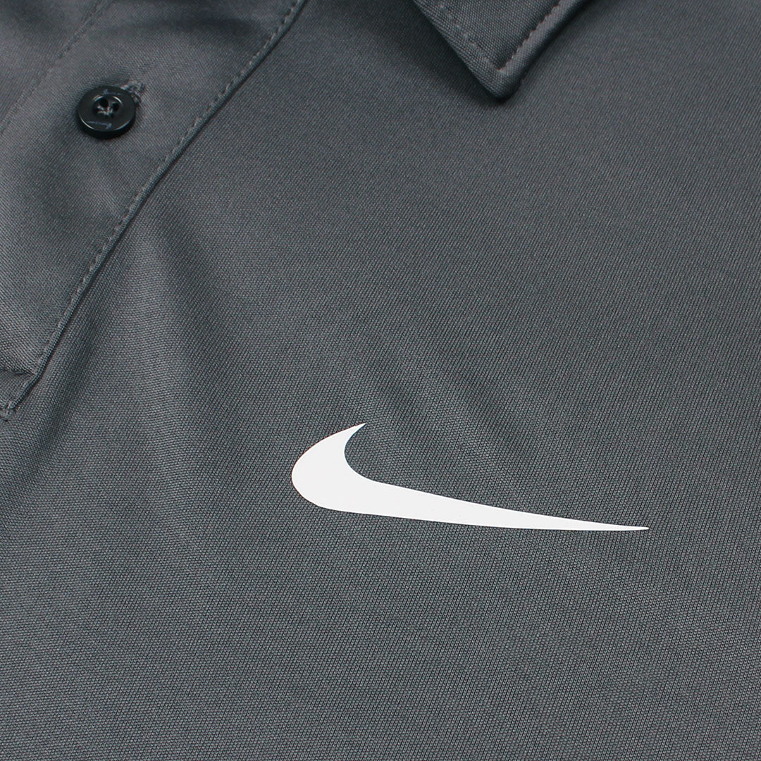 NKE PREMIUM DRI-FIT PIPING POLO SHIRT (GREY)