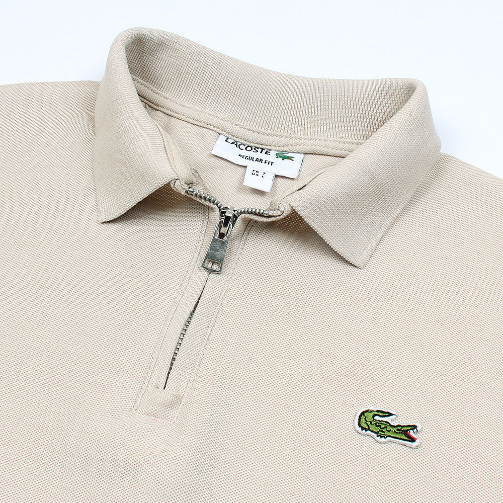 LCSTE Premium Zip Up Polo shirt (Stone)
